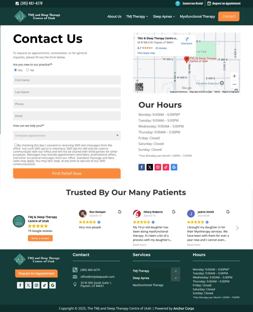 Contact Page